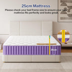 Mattress with Memory Foam 7 Zone