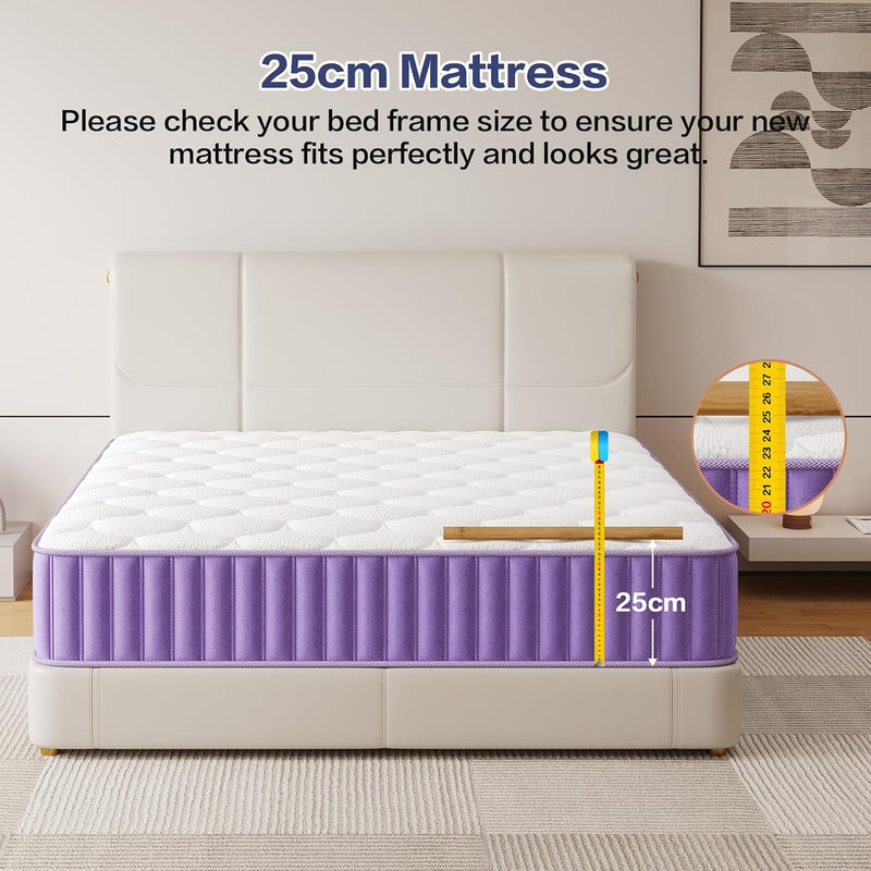 Mattress with Memory Foam 7 Zone