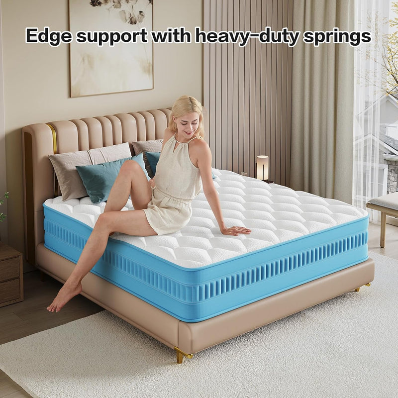 Mattress with Memory Foam 7 Zone