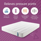 Mattress Comfort Foam Coil Spring Hybrid Comfy Affordable