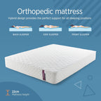 Mattress Comfort Foam Coil Spring Hybrid Comfy Affordable