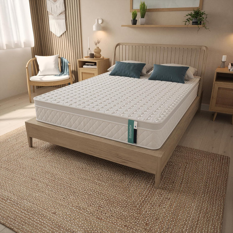 Mattress Comfort Foam Coil Spring Hybrid Comfy Affordable