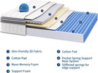 Mattress Cool Memory Foam Hybrid Mattress. Comfort Pocket