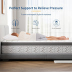 Mattress Cool Memory Foam Hybrid Mattress. Comfort Pocket