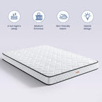 Mattress Deep Spring Value Soft Medium Firm Sprung