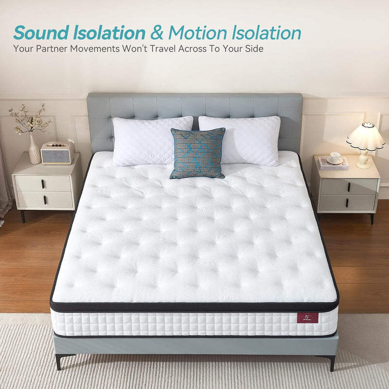 Mattress Extra Thick Gel Memory Foam