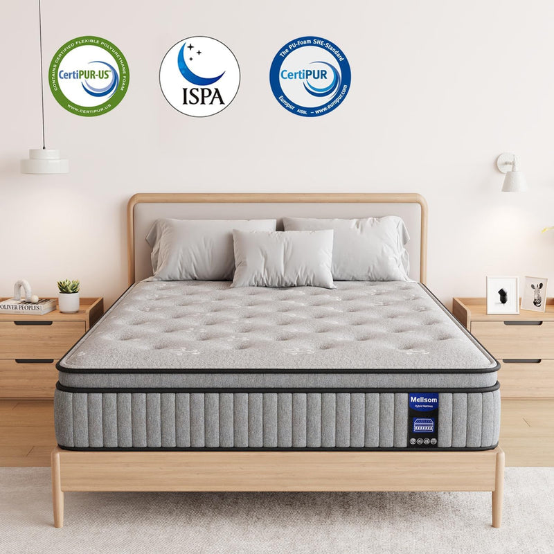 Mattress Memory Foam Pocket Sprung Medium Firm