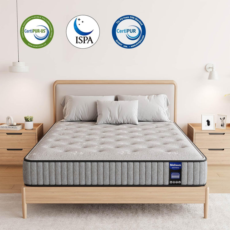 Mattress Memory Foam Pocket Sprung Medium Firm