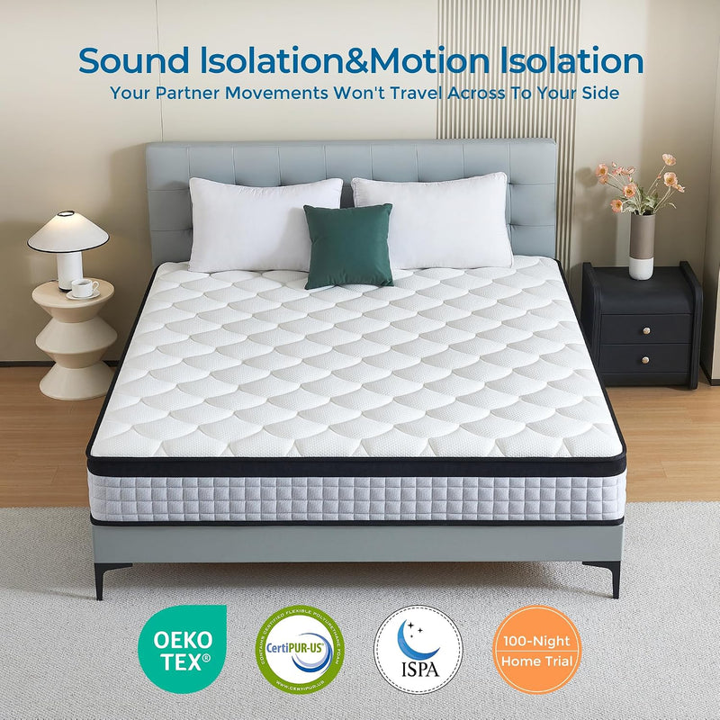 Mattress Gel Memory Foam 9 Zone