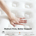 Mattress Gel Memory Foam Individually Pocket Sprungs Medium