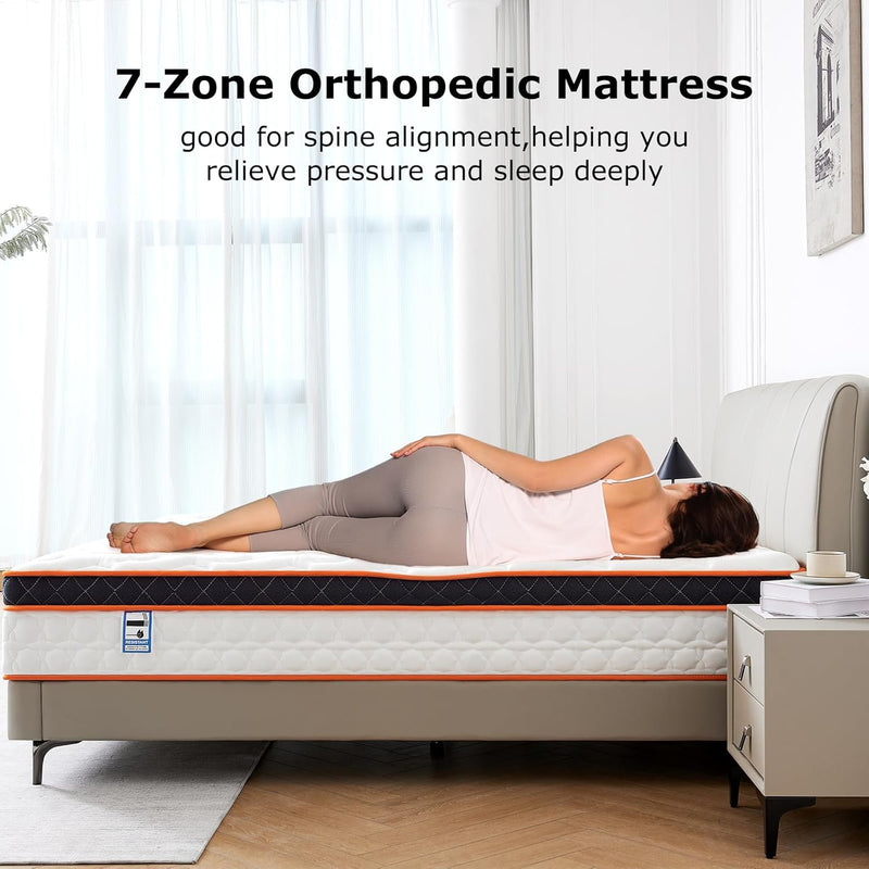 Mattress Gel Memory Foam Individually Pocket Sprungs Medium