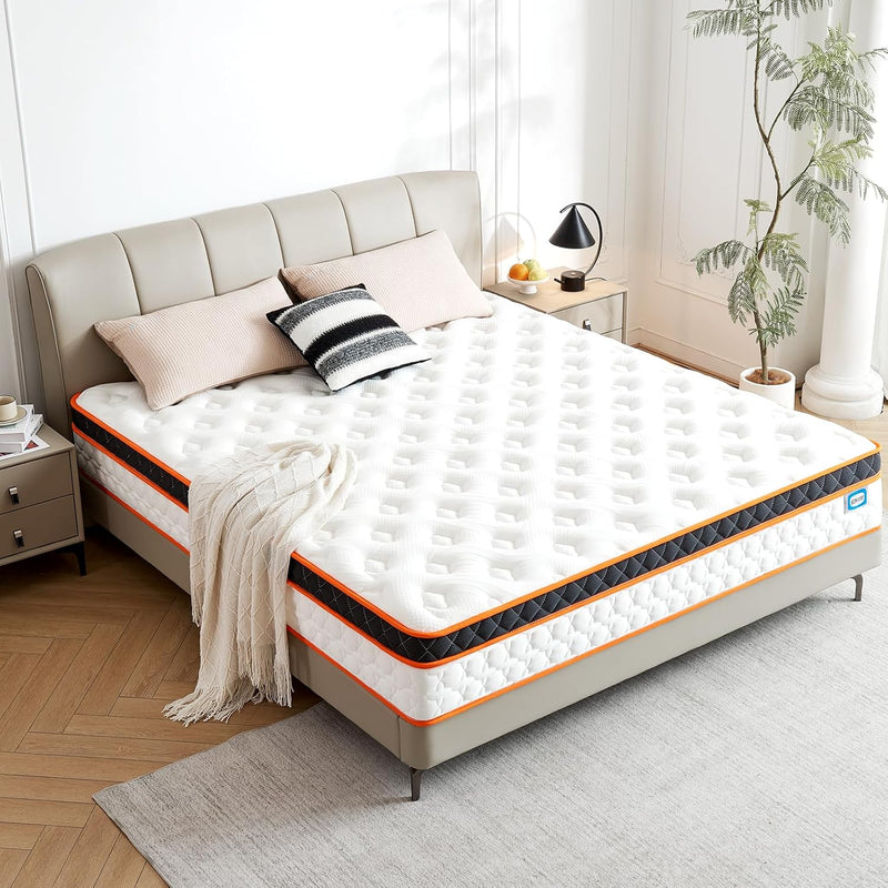 Mattress Gel Memory Foam Individually Pocket Sprungs Medium
