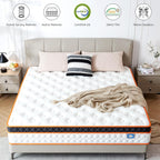 Mattress Gel Memory Foam Individually Pocket Sprungs Medium