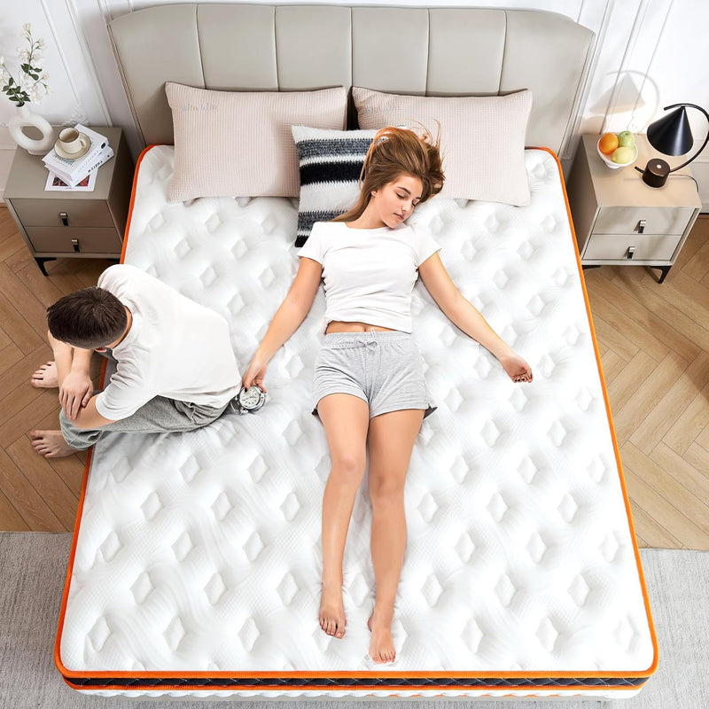 Mattress Gel Memory Foam Individually Pocket Sprungs Medium