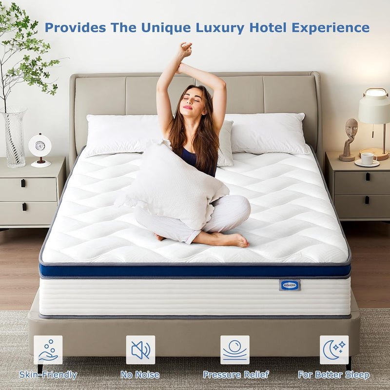 Mattress Gel Memory Foam Mattresses 9.1 Inch Deep