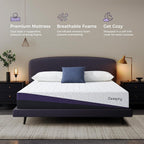 Mattress Gel Memory Foam with Breathable Cover