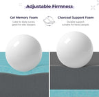 Mattress Gel Memory Foam with Breathable Cover