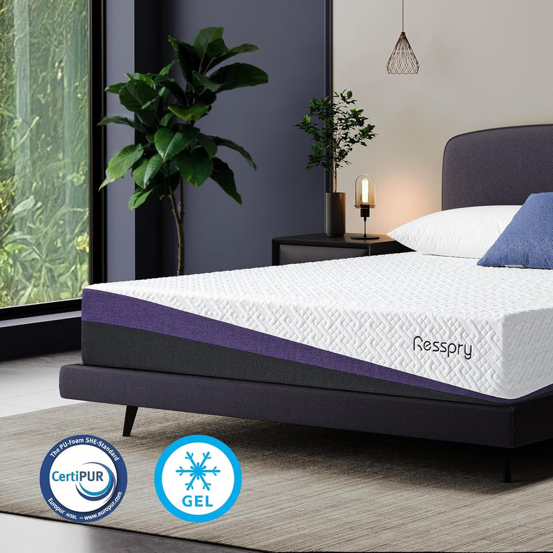 Mattress Gel Memory Foam with Breathable Cover