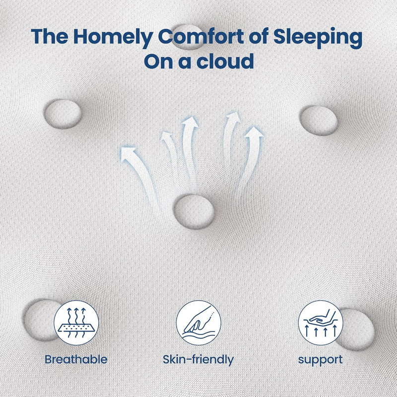 Mattress Hybrid 7-Zone with Breathable Foam