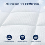 Mattress Hybrid for Cooler Sleep