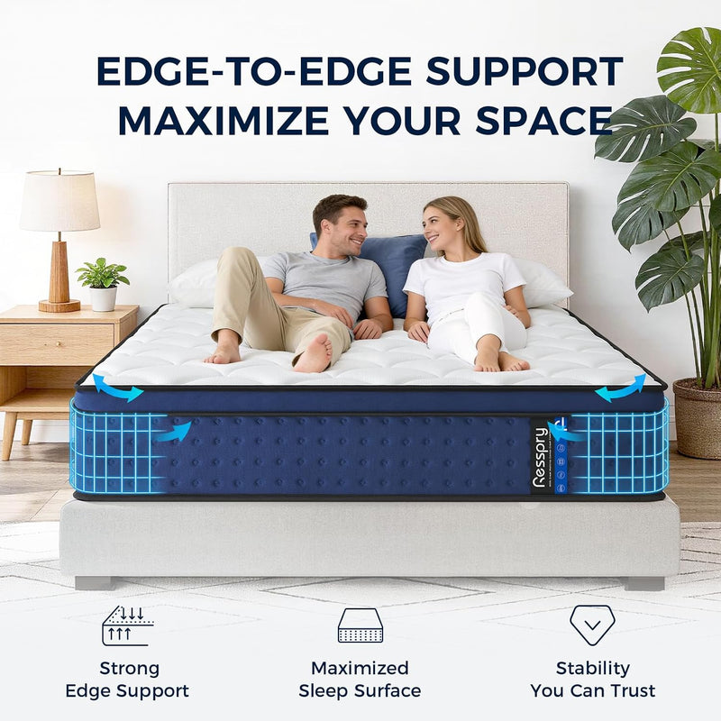 Mattress Hybrid for Pressure Relief Breathable Foam