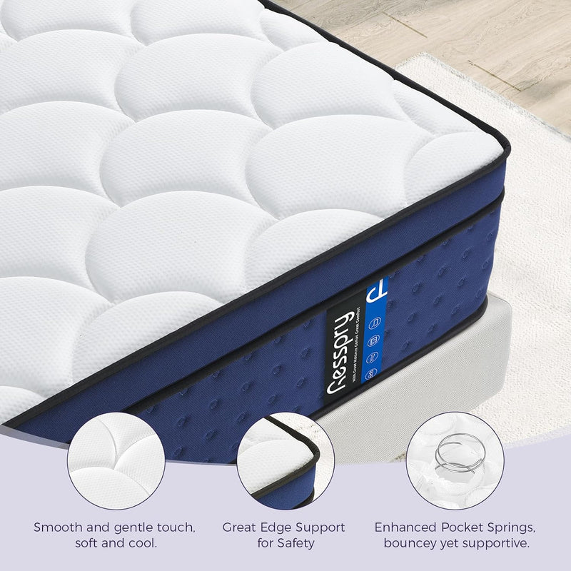 Mattress Hybrid for Pressure Relief Breathable Foam