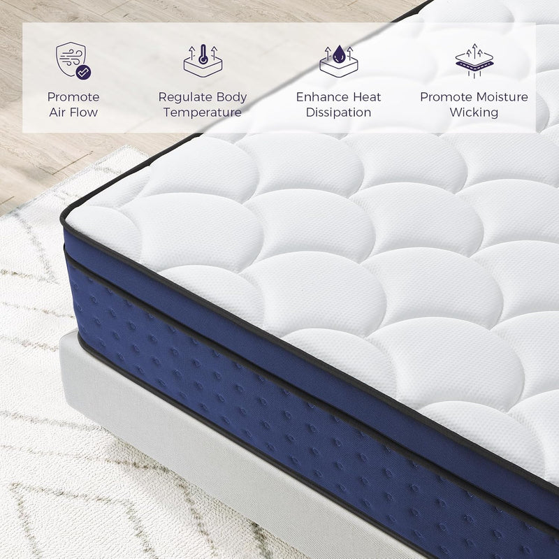 Mattress Hybrid for Pressure Relief Breathable Foam