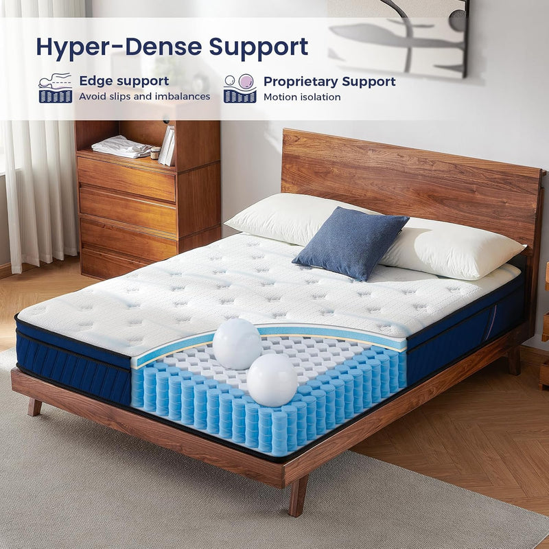 Mattress Hybrid for Pressure Relief Breathable Foam