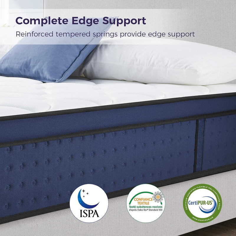 Mattress Hybrid for Pressure Relief Breathable Foam