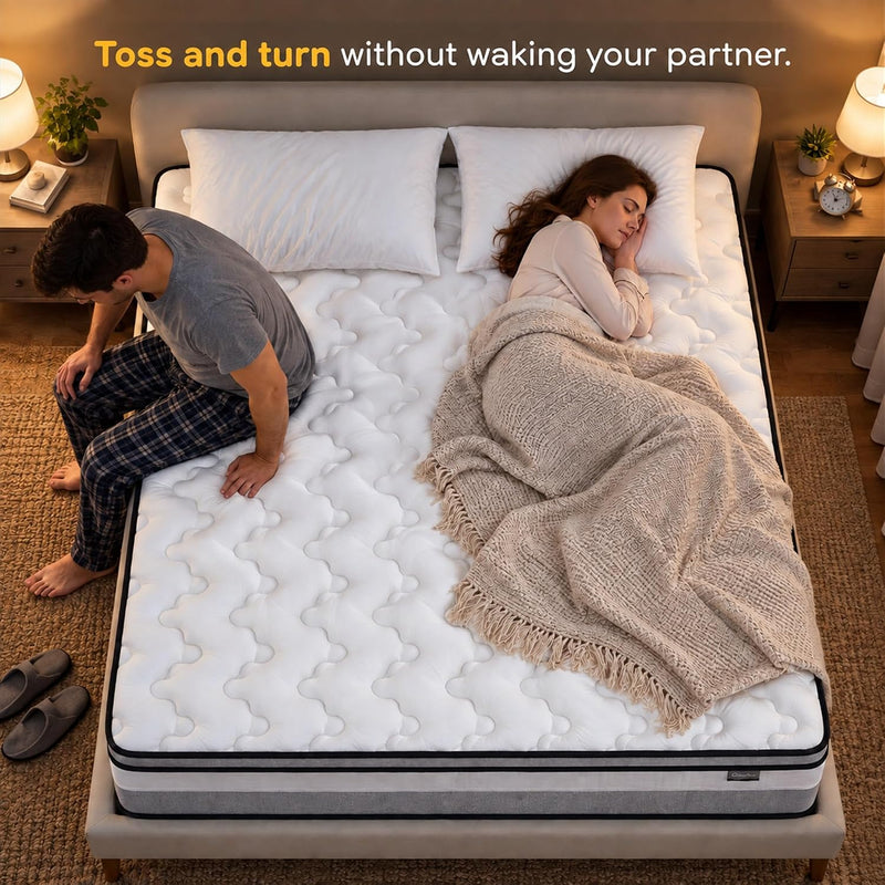 Mattress Hybrid Mattresses in a Box with Memory