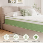 Mattress Hybrid Medium Firm Orthopaedic Memory
