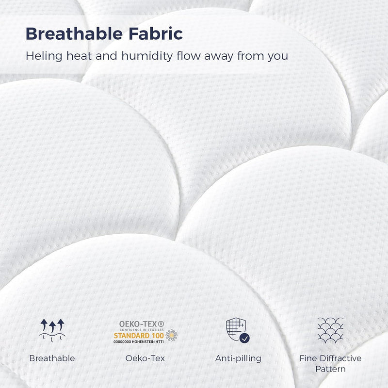 Mattress Hybrid Medium Firm Pressure Relief High