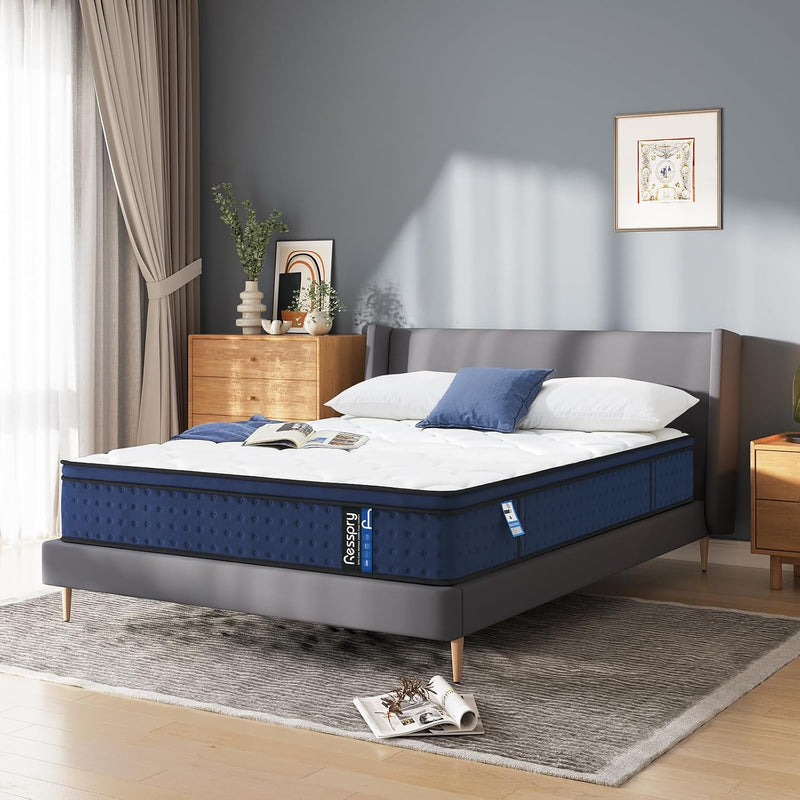 Mattress Hybrid Medium Firm Pressure Relief High