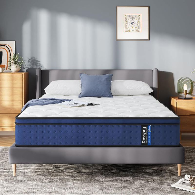 Mattress Hybrid Medium Firm Pressure Relief High