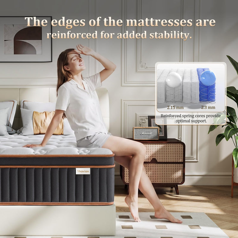 Mattress Hybrid Memory Foam 9-Zone Design