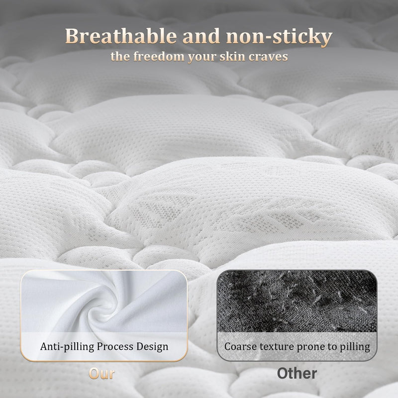 Mattress Hybrid Memory Foam 9-Zone Design