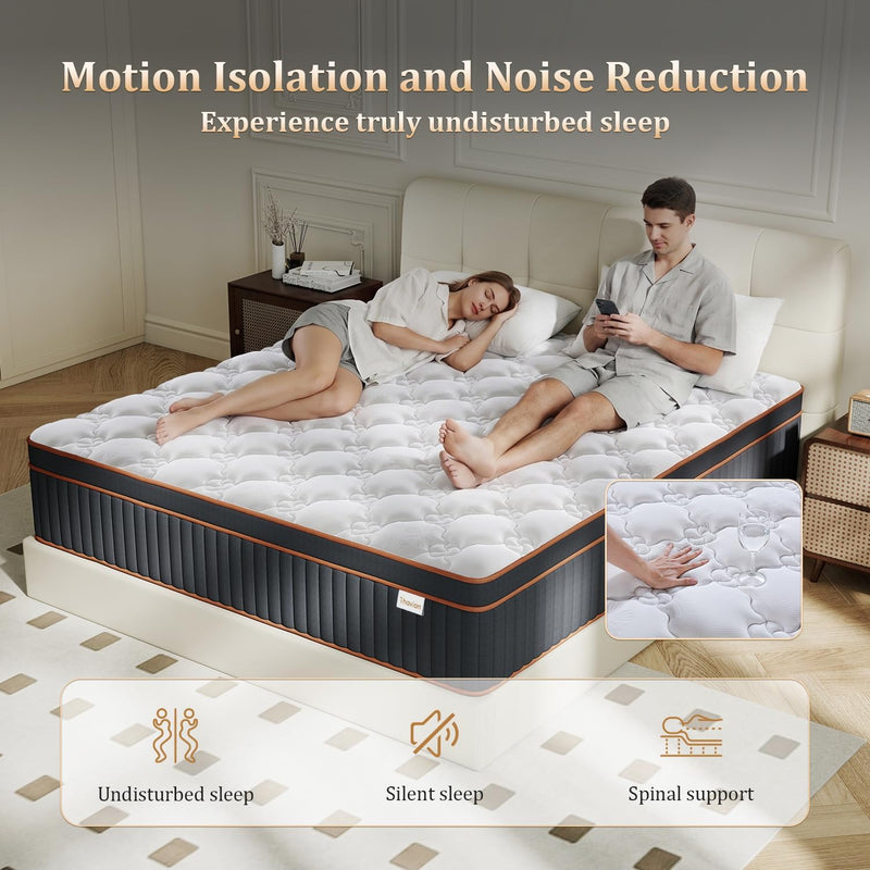 Mattress Hybrid Memory Foam 9-Zone Design