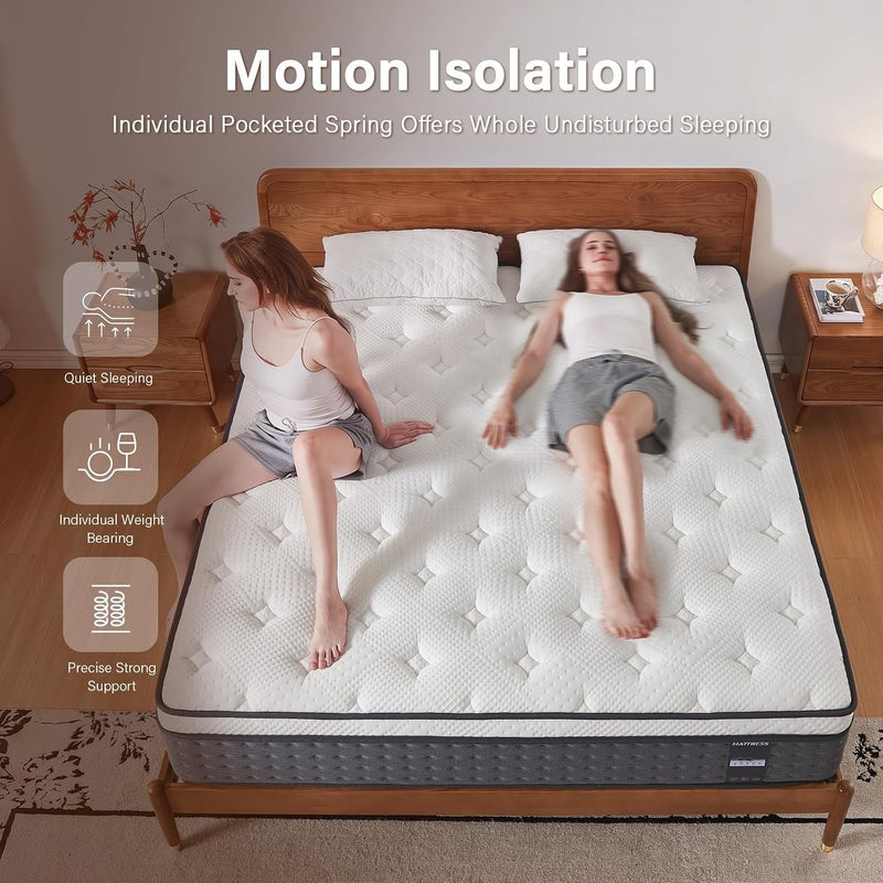 Mattress Hybrid Pocket Spring Memory Foam