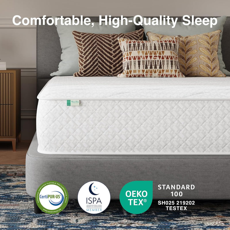 Mattress Hybrid Pocket Sprung for Ergonomic Support Back