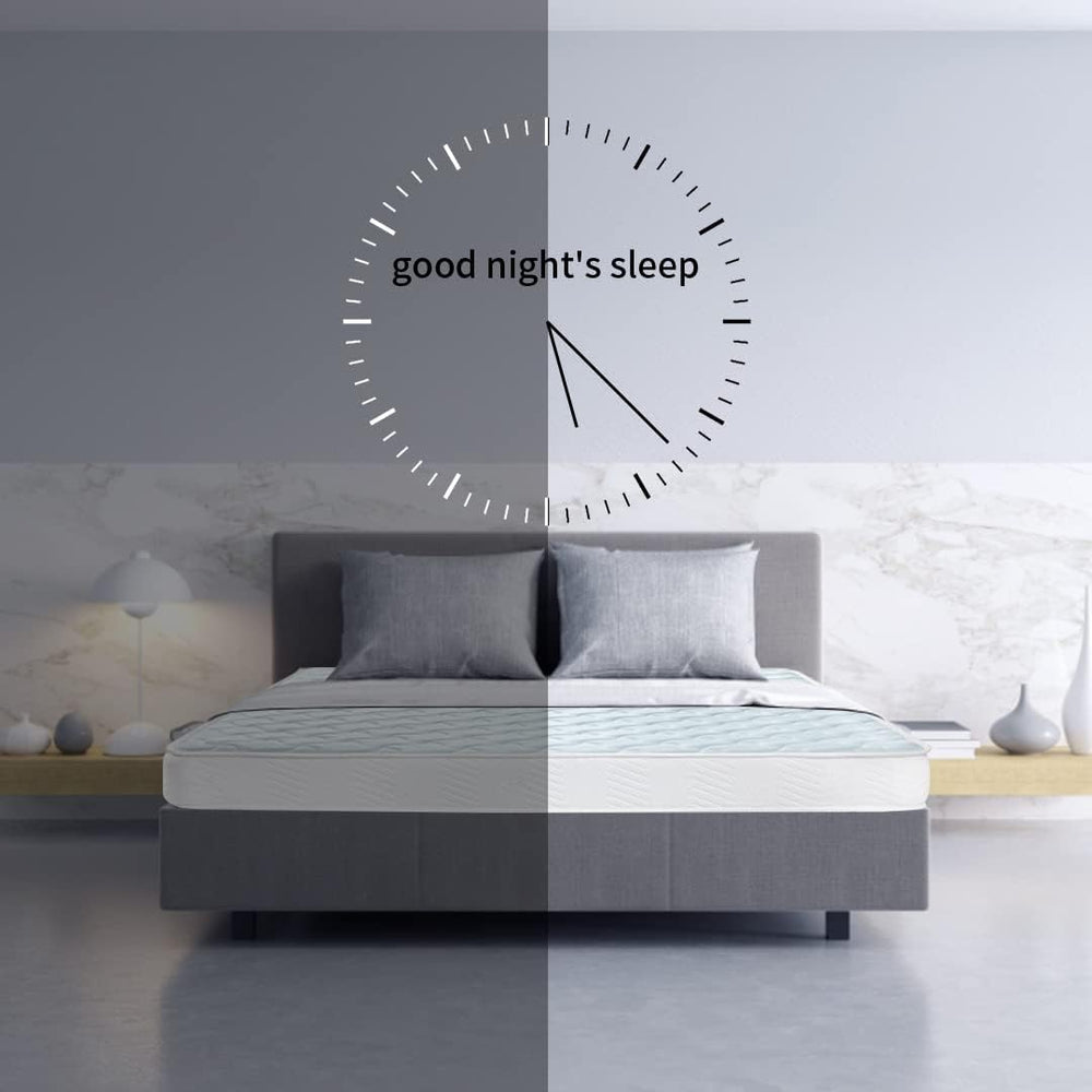 Mattress Hybrid Sprung Memory Foam 7-Inch Medium Firm