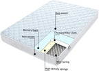 Mattress Hybrid Sprung Memory Foam 7-Inch Medium Firm
