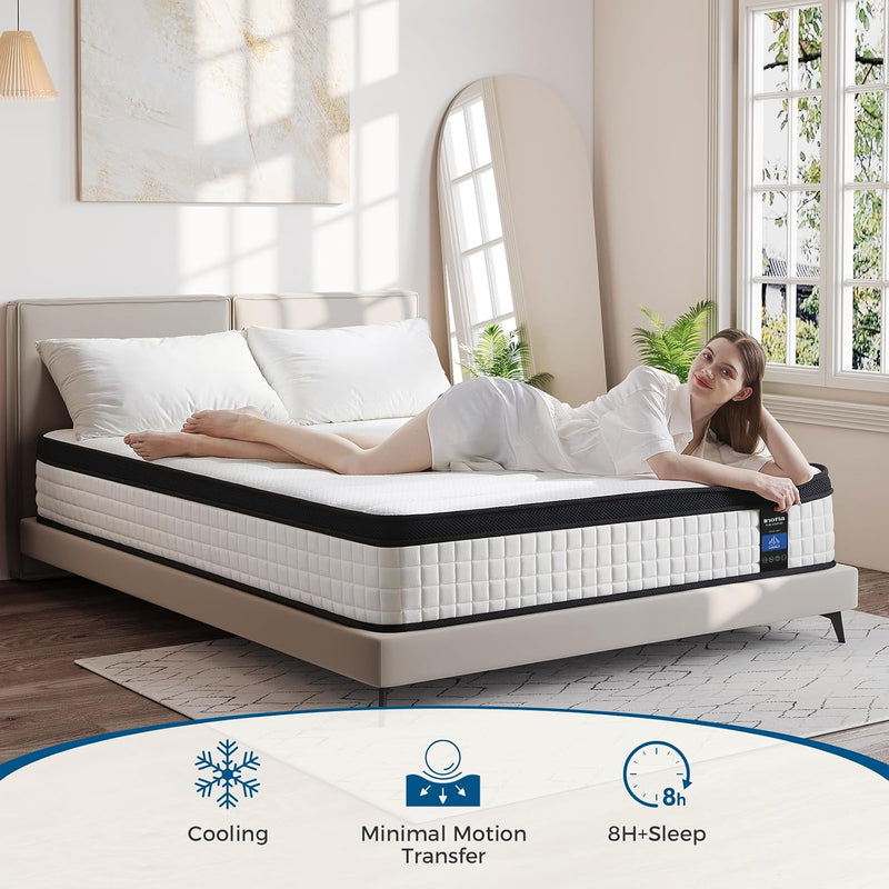 Mattress Hybrid with Medium Firm Feel