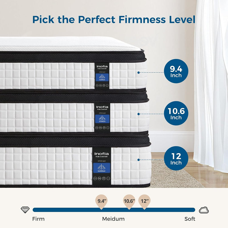 Mattress Hybrid with Medium Firm Feel