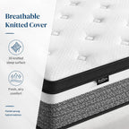 Mattress Innerspring Hybrid with Breathable Foam