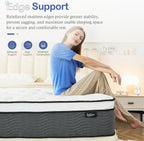 Mattress Innerspring Hybrid with Breathable Foam