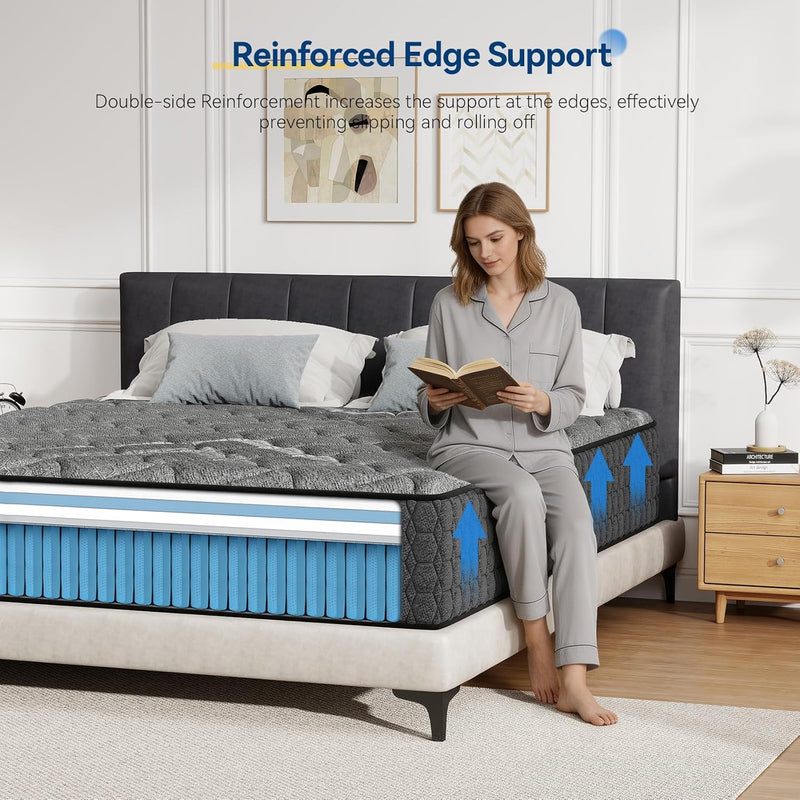 Mattress Medium Firm Hybrid Memory Foam Mattresses