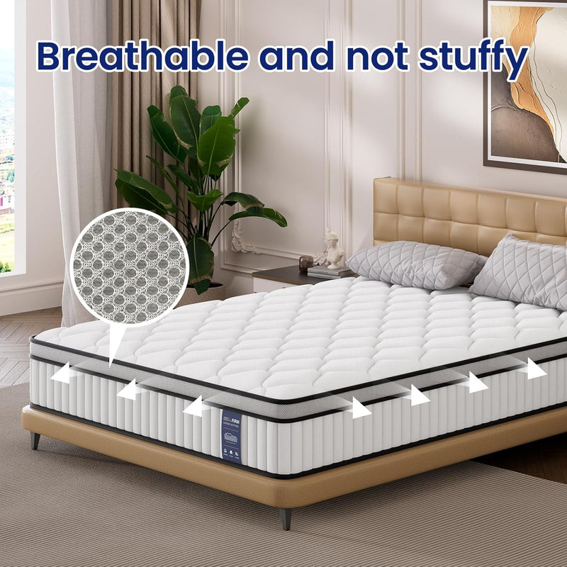 Mattress Medium Firm Hybrid Pocket Sprung