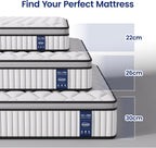 Mattress Medium Firm Hybrid Pocket Sprung