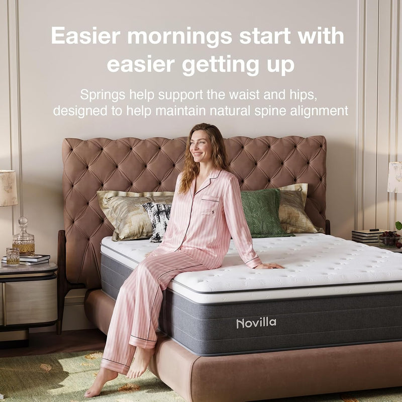 Mattress Medium Firm Memory Foam Hybrid
