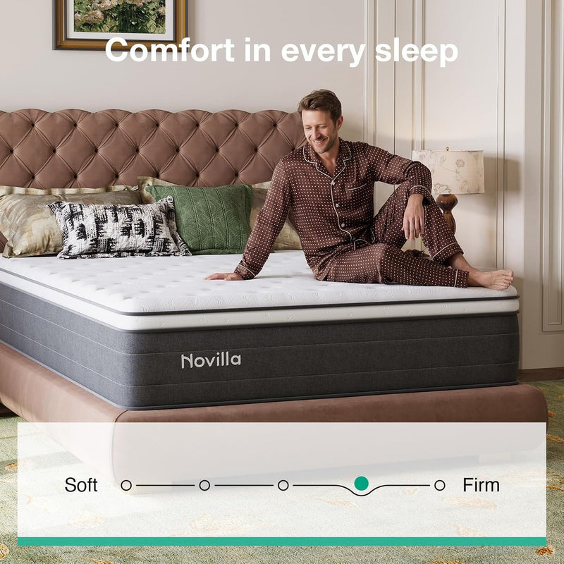 Mattress Medium Firm Memory Foam Hybrid